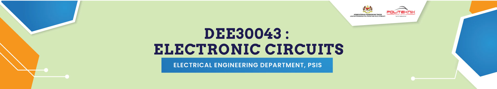 DEE30043 ELECTRONIC CIRCUITS