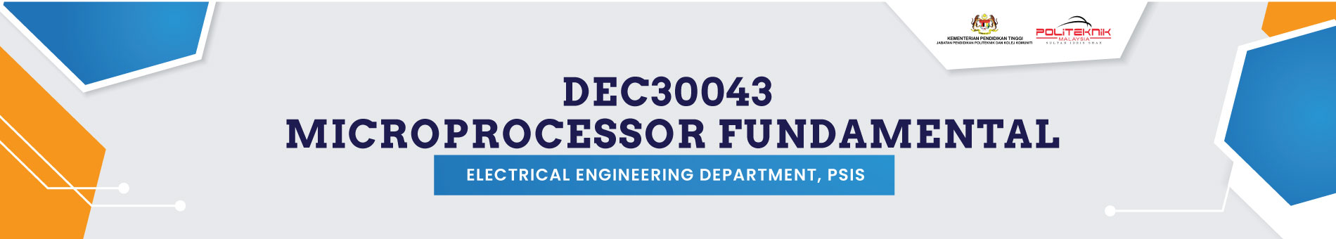 DEC30043 MICROPROCESSOR FUNDAMENTAL