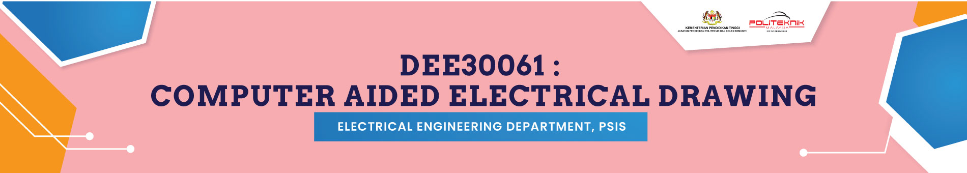 DEE30061 COMPUTER AIDED ELECTRICAL DRAWING