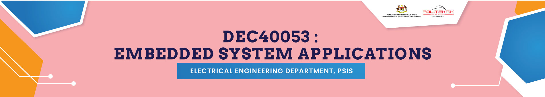 DEC40053 EMBEDDED SYSTEM APPLICATIONS (EZBK)