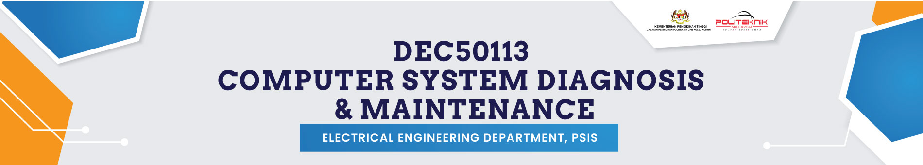 DEC50113 COMPUTER SYSTEM DIAGNOSIS &amp; MAINTENANCE