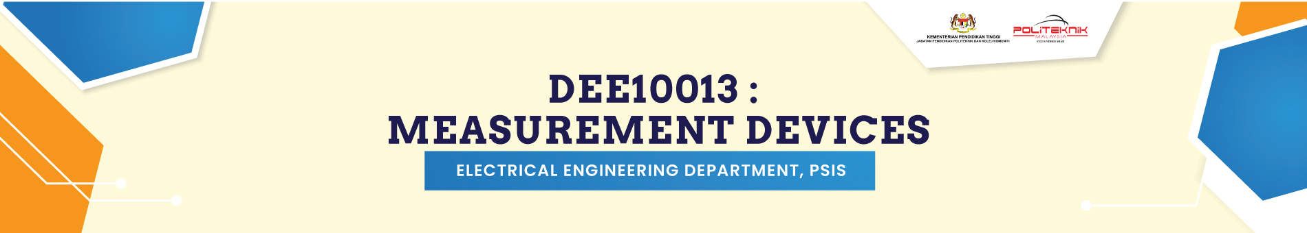 DEE10133 MEASUREMENT DEVICES