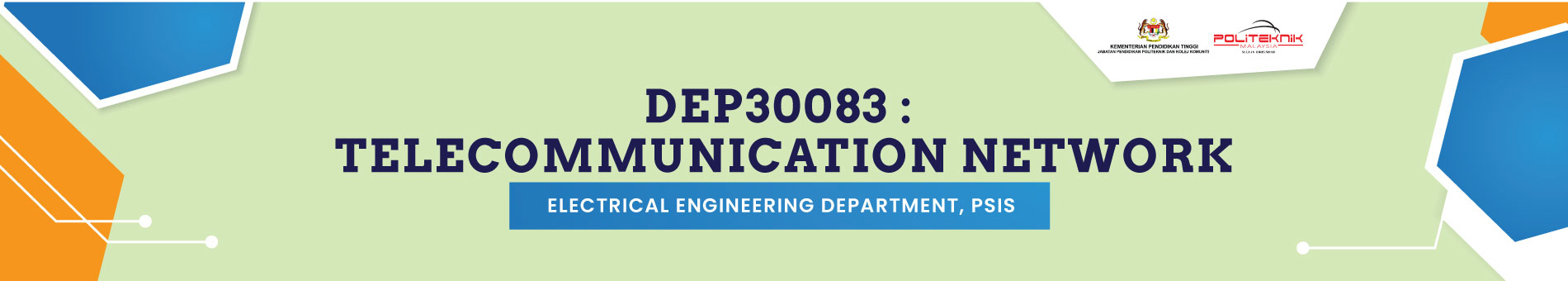 DEP30083 TELECOMMUNICATION NETWORK