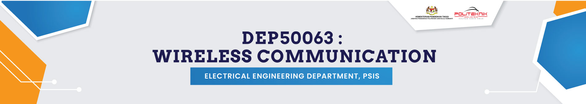 DEP50063 WIRELESS COMMUNICATION