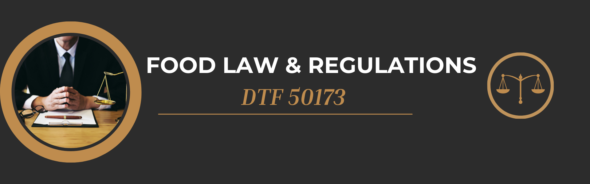 DTF50173 FOOD LAW AND REGULATIONS (DHF5B)