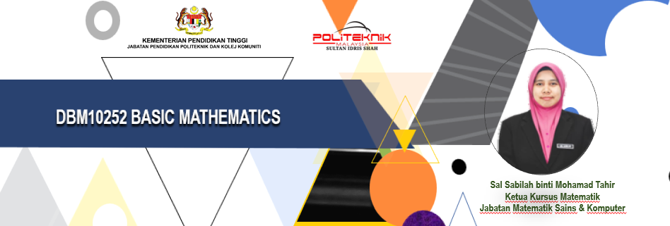 DBM10252 BASIC MATHEMATICS (DEP1)